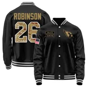 Men's Jammie Robinson Arizona Cardinals Black Salute to Service Sideline Performance Jacket