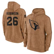 Men's Jammie Robinson Arizona Cardinals Brown 2023 Salute To Service Club Pullover Hoodie