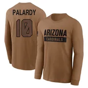 Men's Michael Palardy Arizona Cardinals Brown 2023 Salute To Service Long Sleeve T-Shirt