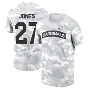 Men's Vi Jones Arizona Cardinals Camo Arctic 2024 Salute to Service Performance T-Shirt