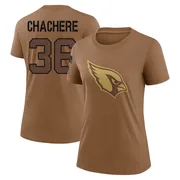 Women's Andre Chachere Arizona Cardinals Legend Brown 2023 Salute To Service Performance T-Shirt