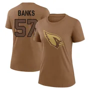 Women's Keshawn Banks Arizona Cardinals Legend Brown 2023 Salute To Service Performance T-Shirt