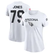 Women's Matthew Jones Arizona Cardinals Legend White 2024 Salute to Service Performance T-Shirt