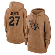 Women's Vi Jones Arizona Cardinals Brown 2023 Salute To Service Pullover Hoodie